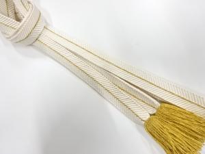 正絹　撚り房　手組帯締め